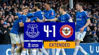 EVERTON 41 BRENTFORD  EXTENDED FA CUP HIGHLIGHTS [upl. by Ythomit306]