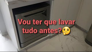 Lava louças Electrolux 8 serviços  a louça fica bem lavada [upl. by Adnilram]