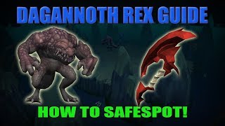 Dagannoth Rex Low Level Guide  Ironman Safespot Method Runescape 3 [upl. by Carine508]