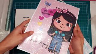 Plastificado Agenda con Laminadora  agendas  agendas scrapbooking  tutorial agendas [upl. by Detta]