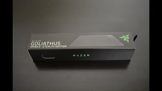 Razer Goliathus Stealth Mobile Edition Mouse Pad Review [upl. by Mori]