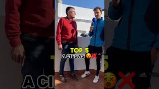 😵 TOP 5 A CIEGAS REAL MADRID Y BARÇA futbol realmadrid fcbarcelona footballshorts footballquiz [upl. by Justis]