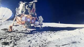 Apollo 14 in 24fps Landing Moonwalk amp Liftoff [upl. by Sadnak307]