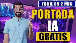 Cómo hacer una PORTADA GRATIS con Inteligencia Artificial 🔥 Paso a paso [upl. by Ranger]