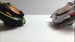 Beyblade Dragoon F VS Black Dranzer [upl. by Nyleak]