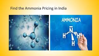 Ammonia Price Trend and Forecast [upl. by Nonez]