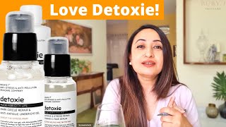 Indian Skincare Brand Review Detoxie Shampoo Detoxie Vitamin C Serum amp Eye Gel [upl. by Sachsse495]