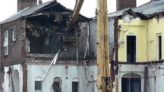 Demolition of Fishpool Farnworth Royal Bolton Hospital [upl. by Skurnik]