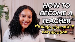 Becoming A Teacher Through Alternative Certification✰ texas teachers of tomorrow program explained [upl. by Asiaj]