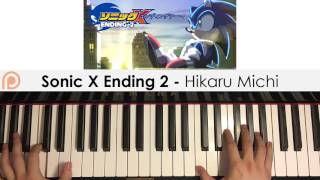 Sonic X Ending 2  The Shining Road Hikaru Michi Piano Cover  Patreon Dedication 106 [upl. by Frum99]