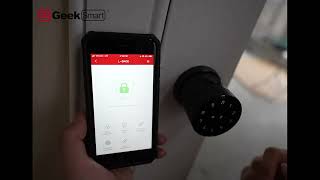 Geek Smart｜Smart Lock LB400 Installation Tutorial [upl. by Aisak844]