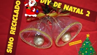 DIY de Natal 2  Sino reciclado [upl. by Novla]