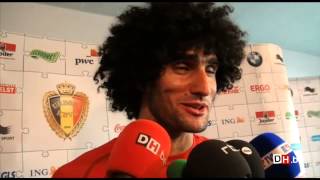 Fellaini quotLe transfert est mis de coté maintenant y a lE [upl. by Ketchum]