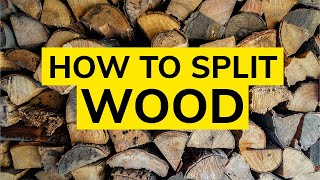 The BEST Way To Split Wood Like A Pro Expert Tips amp Techniques [upl. by Cybil]