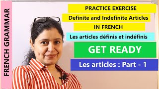 Practice exercise Part1 Definite and Indefinite articles in French  lelallesununedes [upl. by Quill]