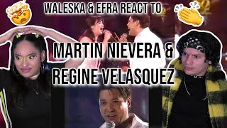 Waleska amp Efra react to Martin Nievera and Regine Velasquez Broadway Musical Medley REACTION🤯👏🤩 [upl. by Dorrej]