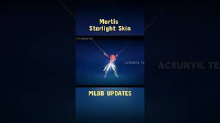 Martis Starlight skin entrance animation mlbb martisstarlightakin [upl. by Reese62]