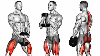 Dumbbell Leg Workout for Strong Legs [upl. by Ellswerth]