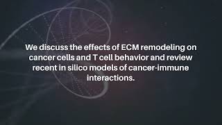 Extracellular Matrix and TumorImmune Interactions Challenges amp Opportunities  Oncotarget [upl. by Sieber]