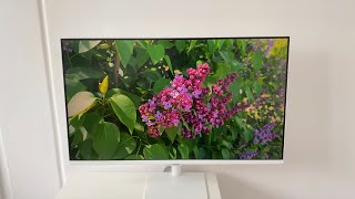 Samsung Smart Monitor M5 32quot White  Quick Detail Unboxing [upl. by Hoenack]