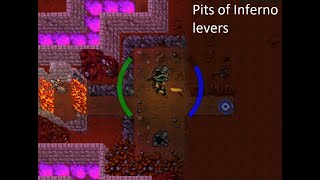 Tibia  How to run the Pits of Inferno PoI levers [upl. by Cosetta]