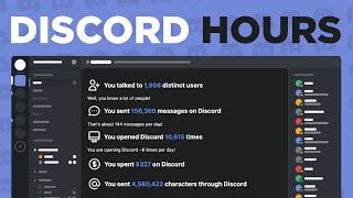 How to check Discord Hours and much more [upl. by Phalan]