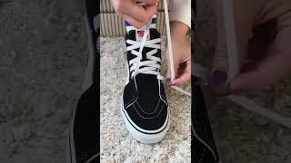 how to lace vans [upl. by Notsahc]