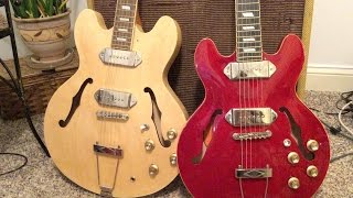 Epiphone Casino vs Epiphone Casino Coupe [upl. by Dodge]