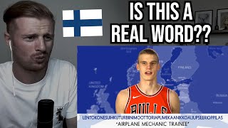 Reaction To Speaking Finnish With Lauri Markkanen [upl. by Aicia]