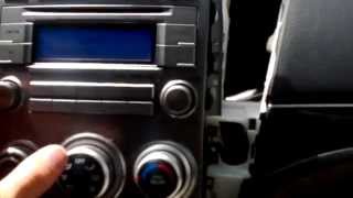 Hyundai Veracruz Radio Removal and iSimple Aux Installation [upl. by Cunningham]