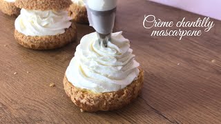 Crème chantilly mascarpone [upl. by Chiquia]