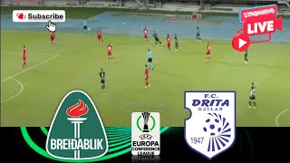 Breidablik vs FC Drita 🔴Live Match Today⚽🎬 [upl. by Elias]