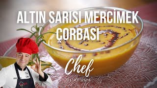 Altın sarısı Mercimek Çorbası nasıl yapılır  Oktay Usta [upl. by Deerc480]