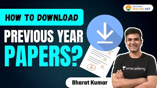 How to download previous year papers [upl. by Nytsua]