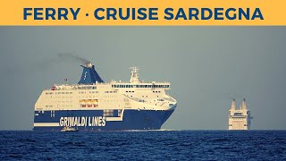 Arrival of ferry CRUISE SARDEGNA Olbia Grimaldi Lines [upl. by Ahsemrac999]