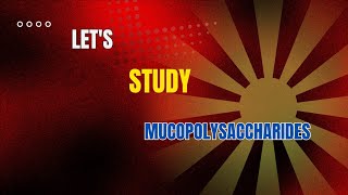 Lets Study Mucopolysaccharides Part 2  Microbiology Bio chemistry  Biotechnology [upl. by Drusi950]