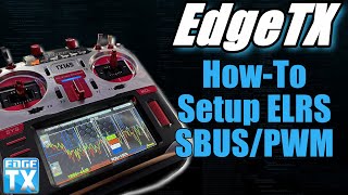 EdgeTX HowTo Setup ExpressLRS SBUS PWM and VBAT on Matek R24 P6 [upl. by Chan]