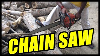 Woodcutter Saw Machine Wood Cutter Machine Hand Saw Machine Circular Saw Chainsaw Mill [upl. by Eetse]