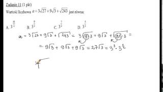 Zadanie 11 Matura z matematyki listopad 2014r Operon [upl. by Reider]