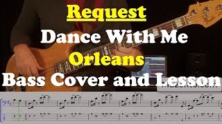 Dance With Me  Bass Cover and Lesson  Request [upl. by Anoerb]