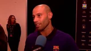 Mascherano and the young players reflect on Leicester win [upl. by Cathey657]