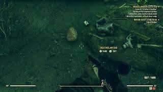 Fallout 76 Collect Deathclaw Eggs Location Quick Easy [upl. by Guadalupe472]