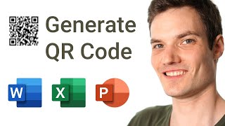 How to create QR Code in Microsoft Word Excel amp PowerPoint [upl. by Claudia]