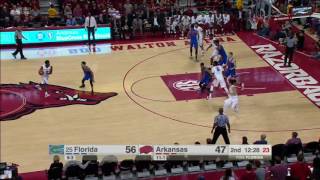 Arkansas vs Florida Basketball Highlights 2016 122916 [upl. by Odnavres156]