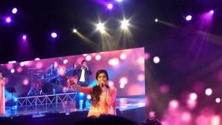 Hangover Kick Version of Sreya Goshal Live in Singapore 2014 [upl. by Burck811]