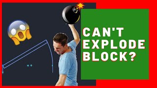 3 AUTOCAD TRICKS to EXPLODE BLOCKS [upl. by Ellingston953]