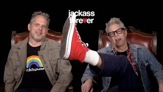 JACKASS 4 FOREVER interviews  Knoxville SteveO Wee Man England Pontius Lacy Tremaine Ehren [upl. by Epoh]