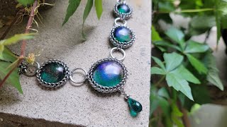 Chainmaille Tutorial HP31 Bauble Necklace [upl. by Awjan]