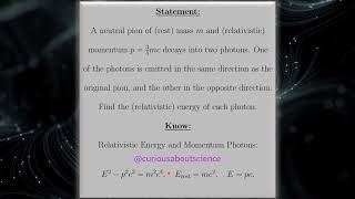 Problem 1234  Relativistic Mechanics Kinematics Introduction to Electrodynamics [upl. by Ennoryt]