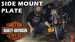 Side Plate Mount Install for the Sportster  Harley Davidson Sportster [upl. by Dachy]